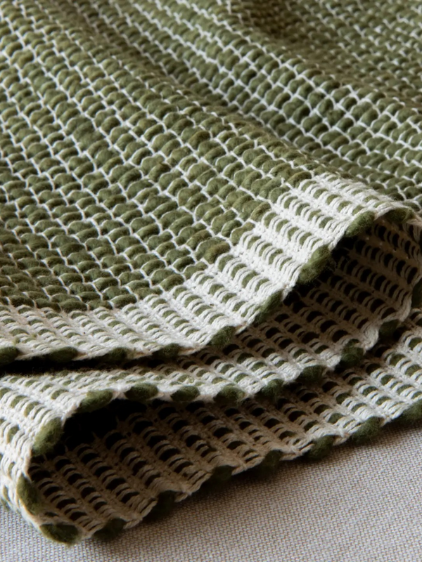 Lattice Table Runner - Olive Branch