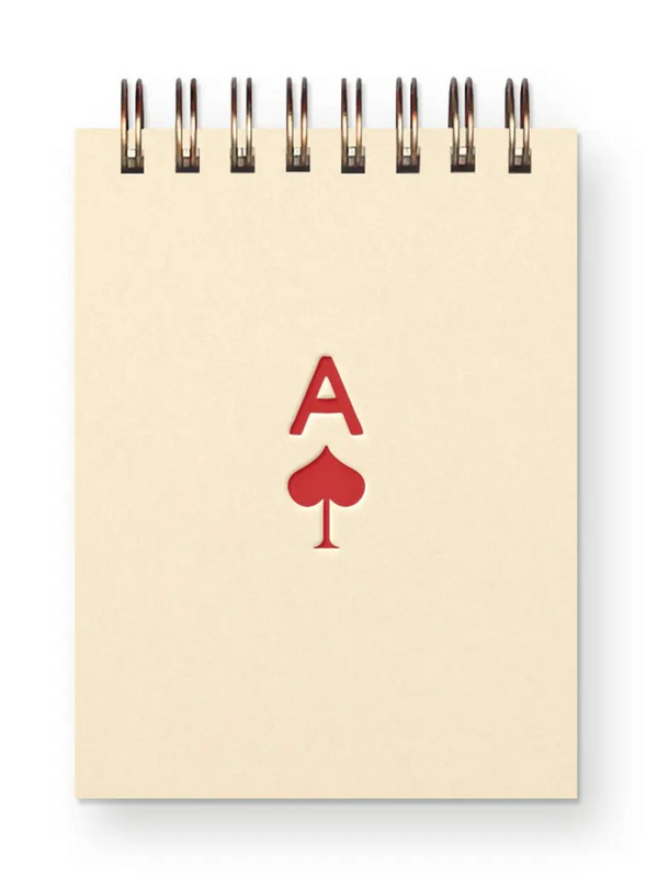 ace of spades mini jotter notebook