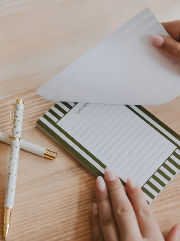 Striped Notepad