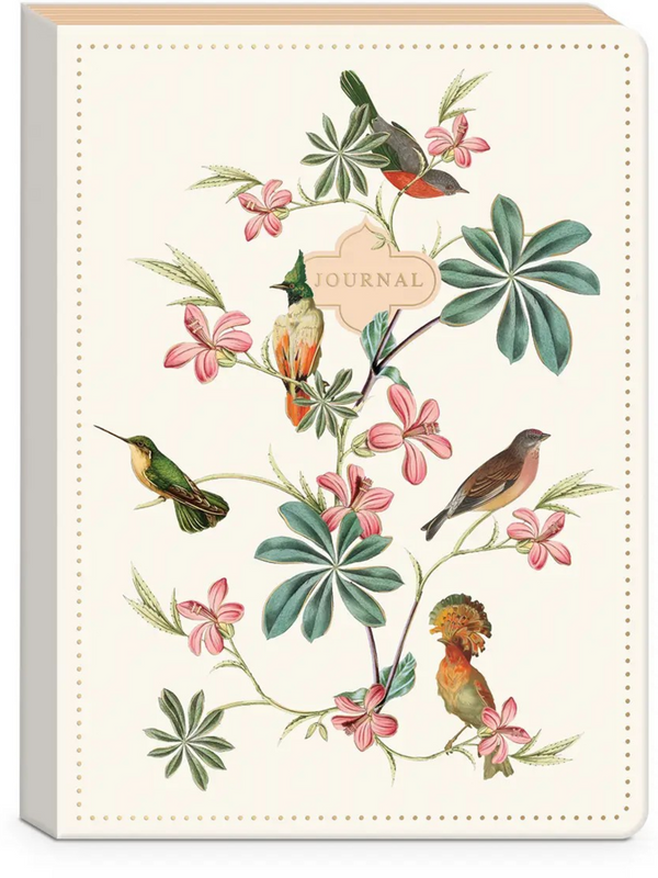 Ephemeral Garden Birds Softcover Journal