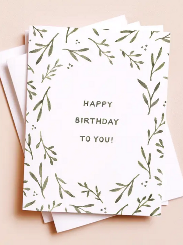 Botanic Birthday — Garden Inspired Birthday Card