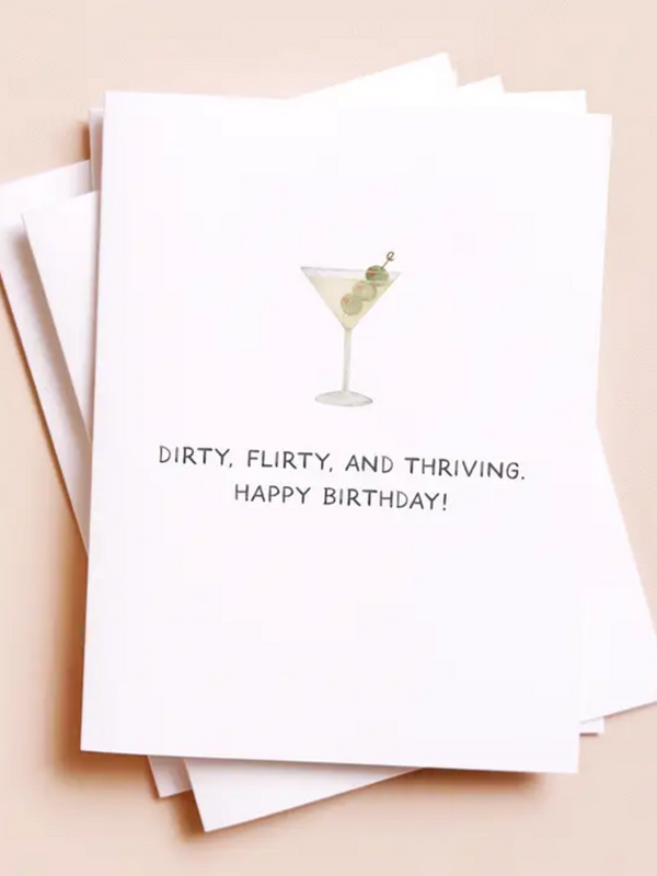 Dirty, Flirty, Thriving — Millennial Martini