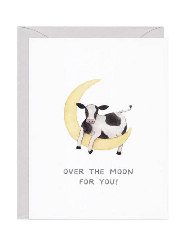Over The Moon Card