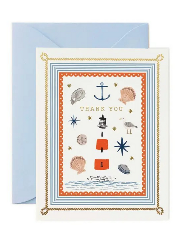 Seaside Thank You Card