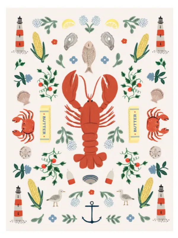 Seaside Tea Towel