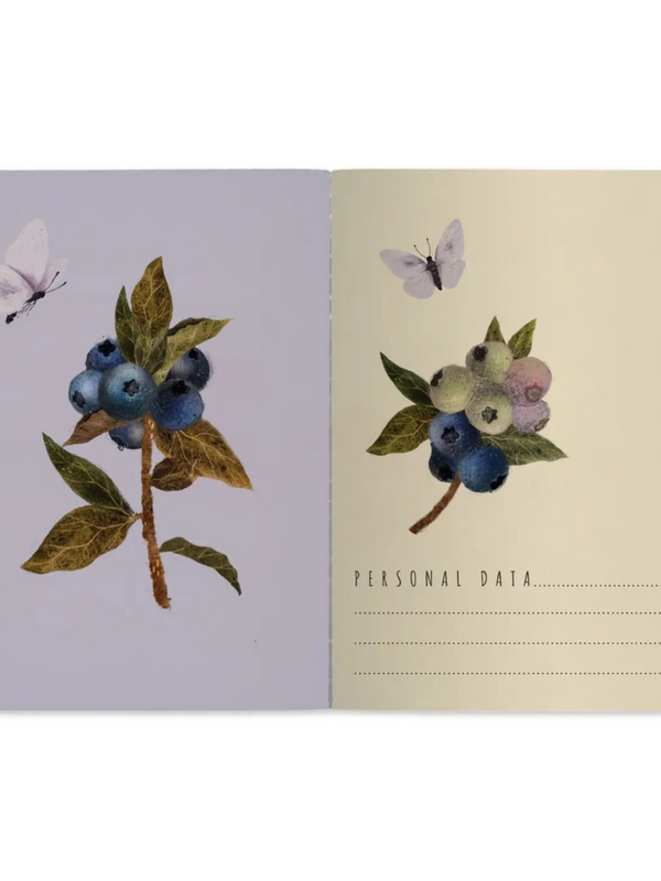 wild blueberry notebook