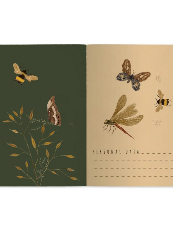 butterflies and friends notebook