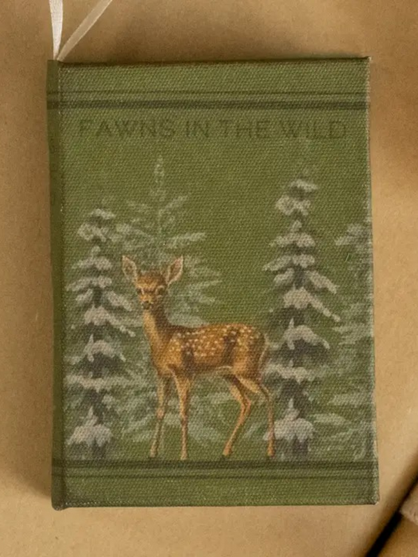 fawns in the fields journal ornament