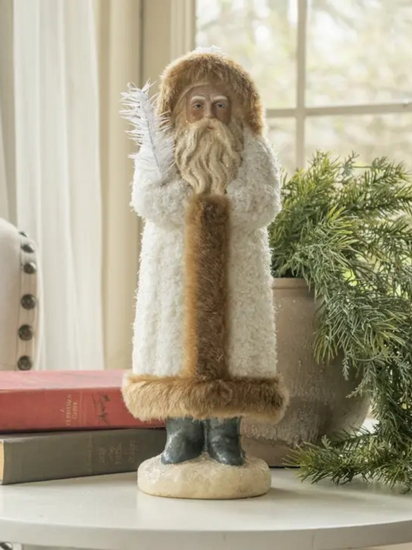 14.5" furry white Belsnickel