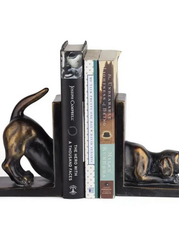 labrador dog bookends