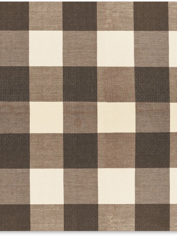 brown buffalo check paper runner