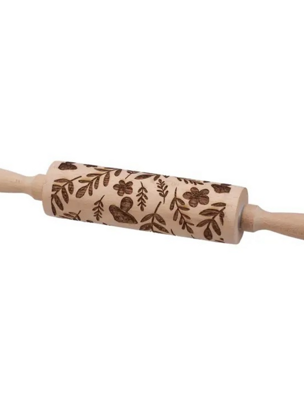 Mushrooms Small Embossing Rolling Pin