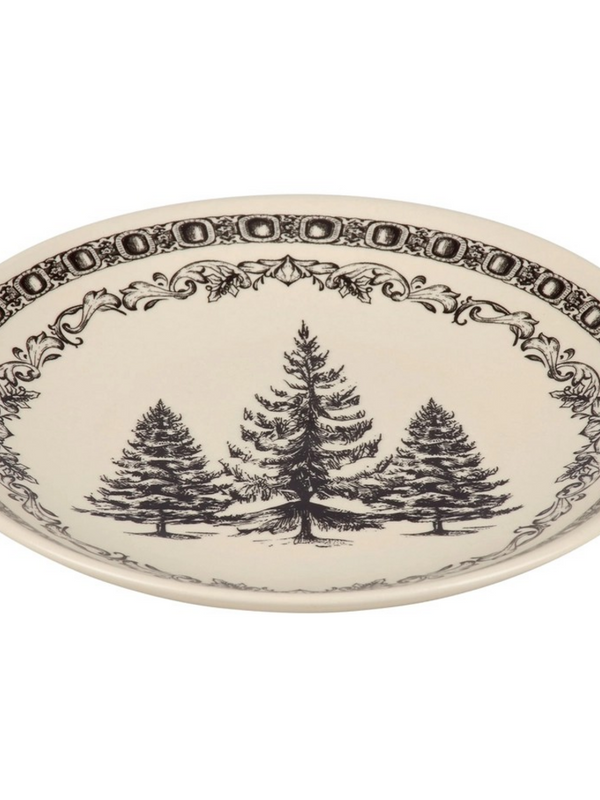 Small Pine Trees Plate