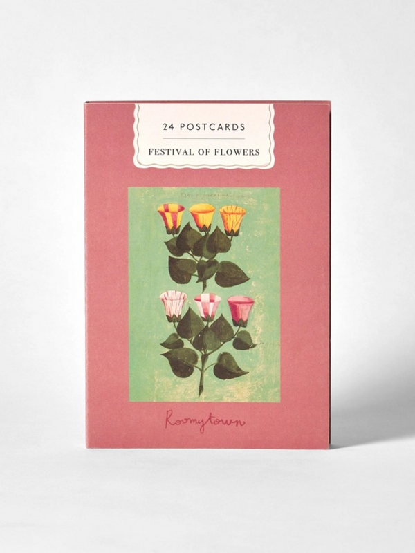 Postcard Book - Festival of Flowers