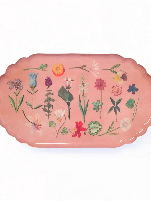 Festival Of Flowers Enamel Tray