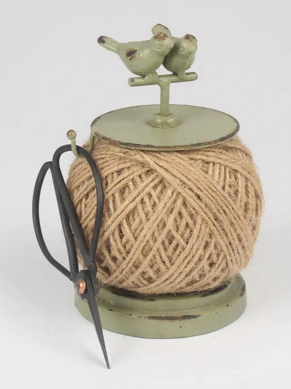 birds string dispenser with scissors