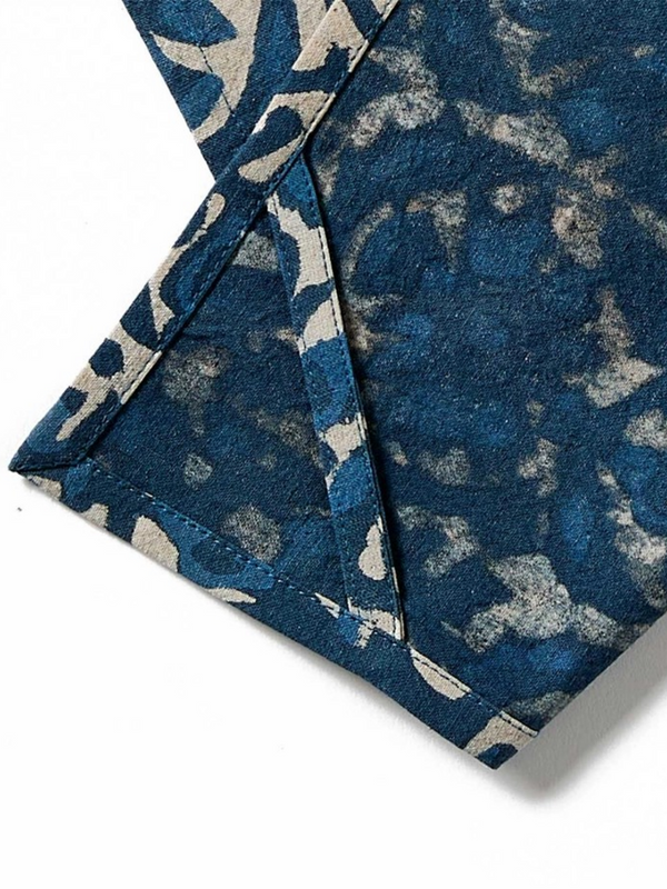 multi indigo hand towel