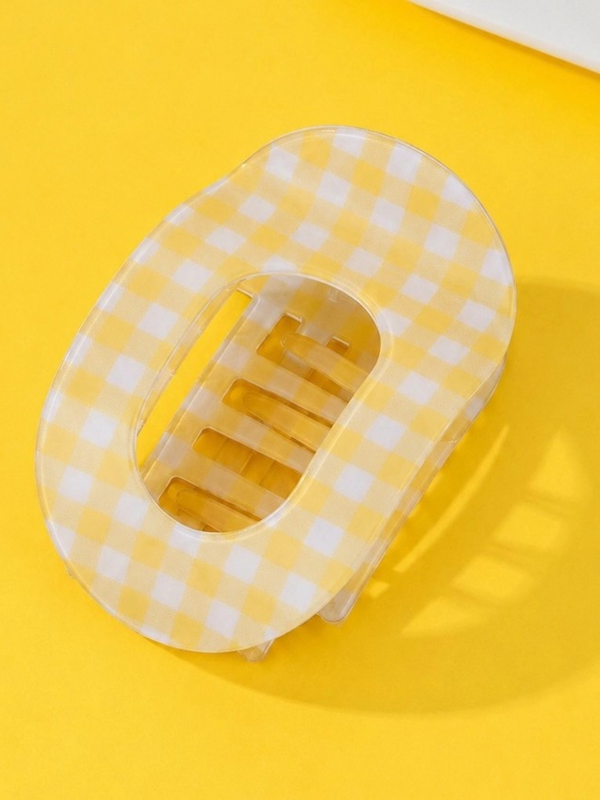 butter jumbo lay flat oval hair claw clip