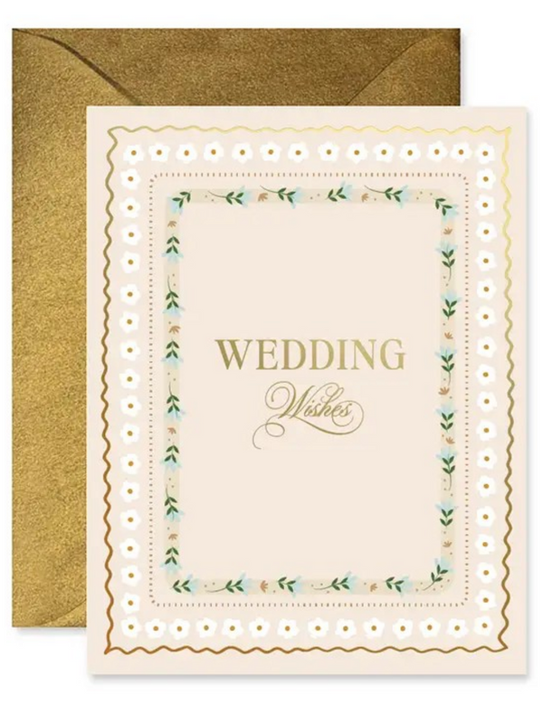 wedding wishes greeting card