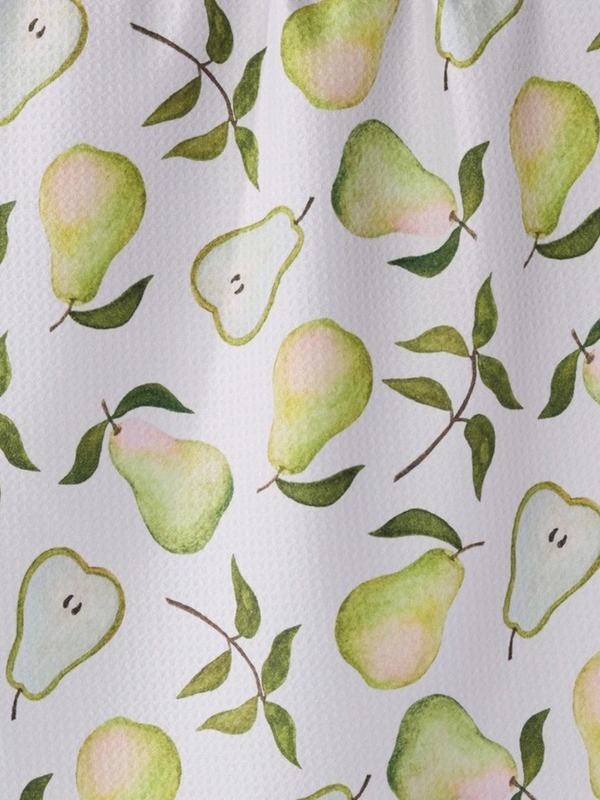pear wood tea towel