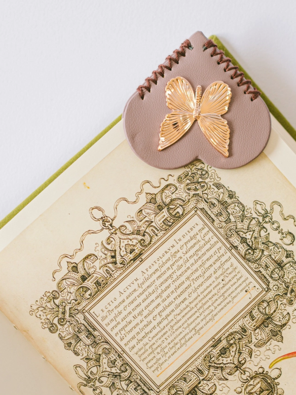Gold Charm Corner Bookmark Set of 2