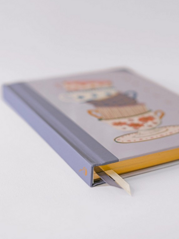Spill the Tea Hardcover Notebook