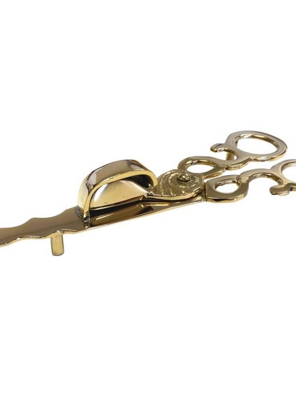 solid brass snuffer scissors