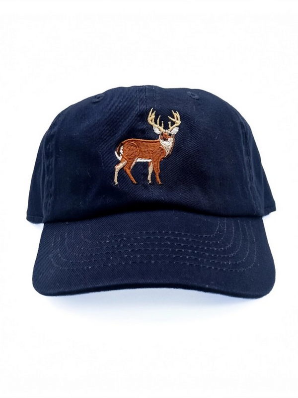 navy buck baseball hat