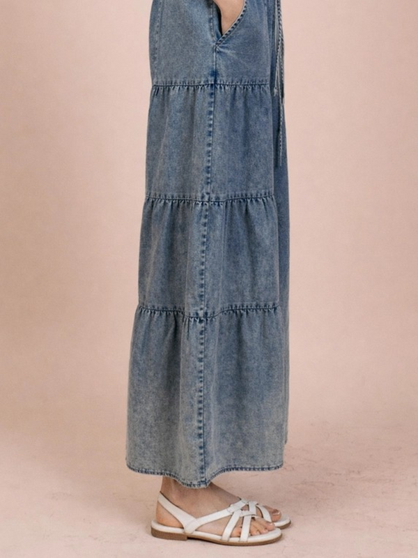 tiered layered pants