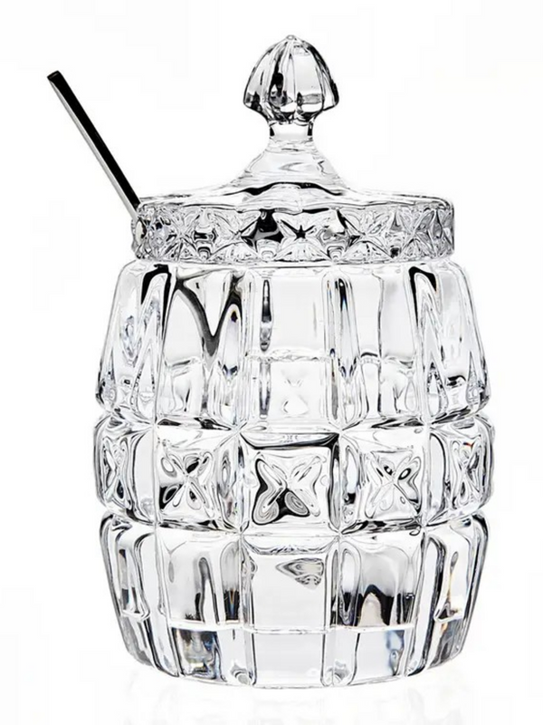 Jam / Honey Jar with Serving Spoon