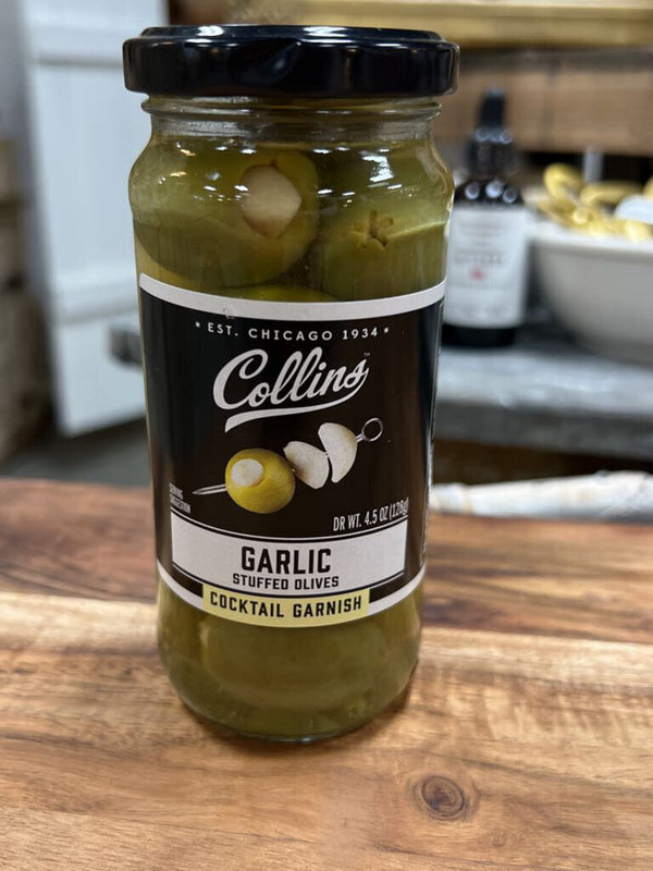 Gourmet Garlic-Stuffed Cocktail Olives - 4.5 oz