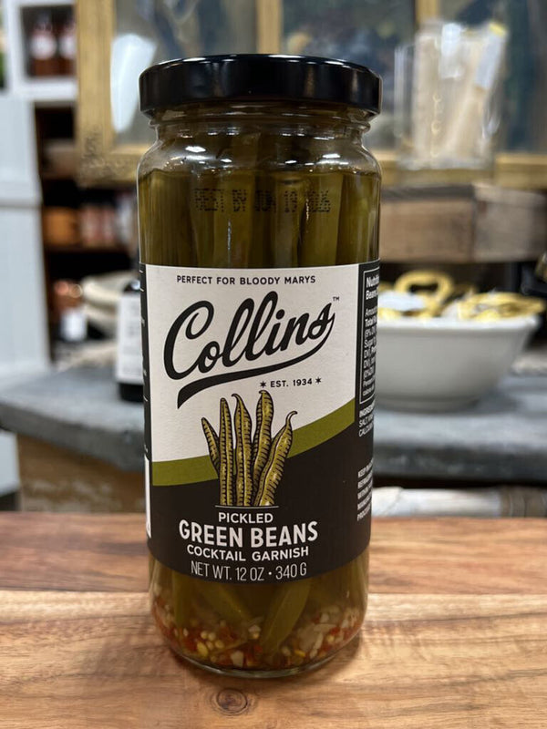 Gourmet Pickled Green Beans Cocktail Garnish - 12 oz