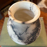 Horsehair Pottery Seed Pot