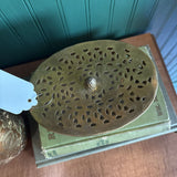 Brass Oval Trinket Box with Lid