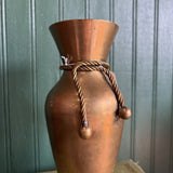 Brass Vase with Tassels