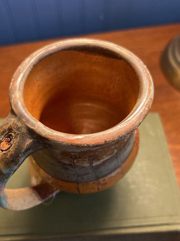 Handmade pottery mug