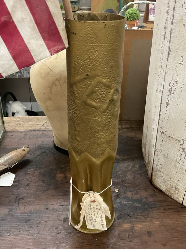 WWI Trench Art Vase - Verdun 1918 #E639