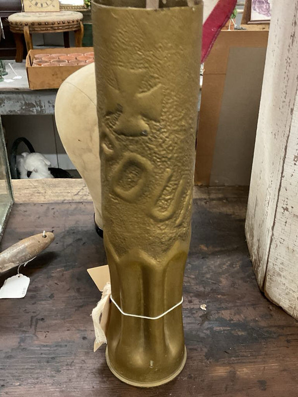 WWI Trench Art Vase - Verdun 1918 #E639