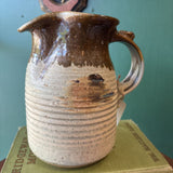Handmade Brown & Beige Toned Pottery Pitcher
