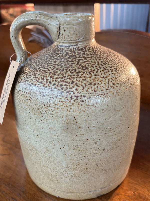 Salt glazed stoneware jug