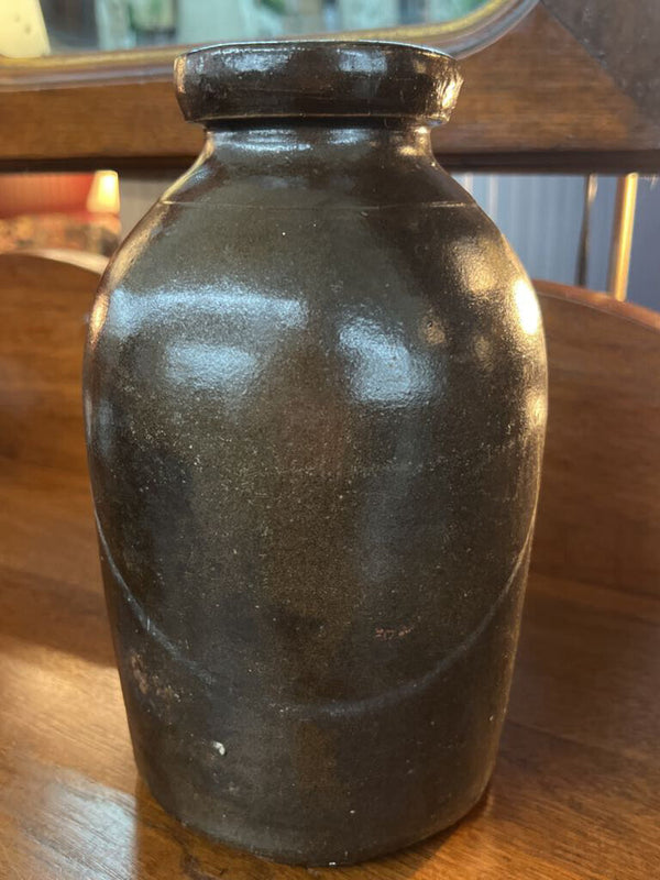 Brown glazed Stoneware Crock Jug