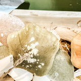 Woodland Paper Mache Mushroom Ornament - light green