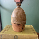 Handmade Green Drip Glazed Pottery Vessel