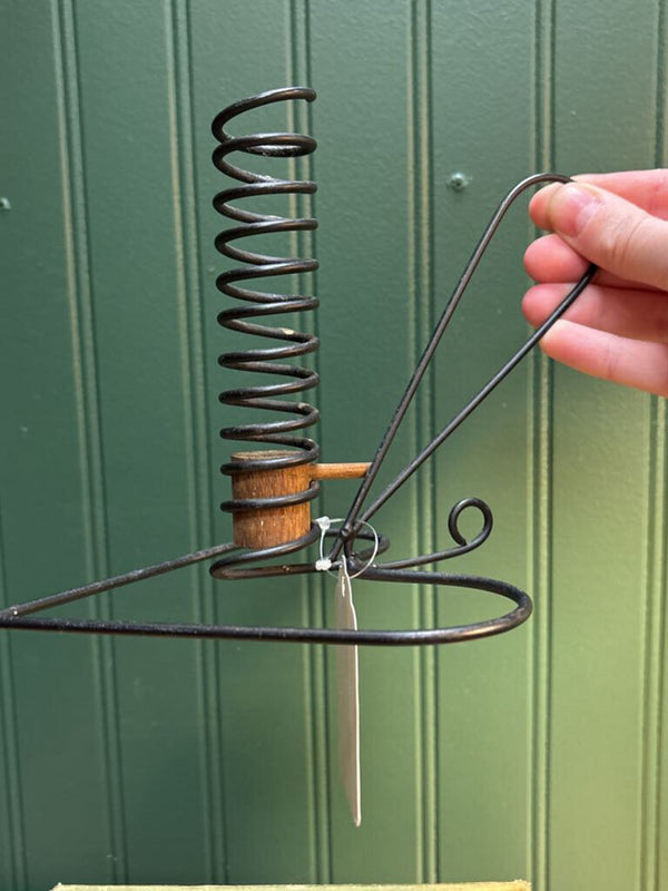 Primitive Metal Heart Shaped Adjustable Candleholder