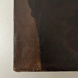 Antique Charles Brown Woman Portrait Oil Painting