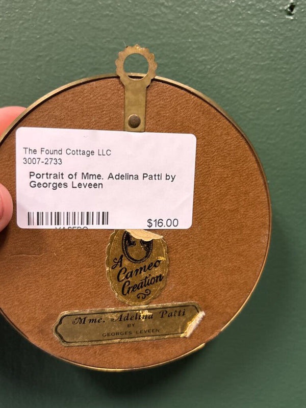 Portrait of Mme. Adelina Patti by Georges Leveen