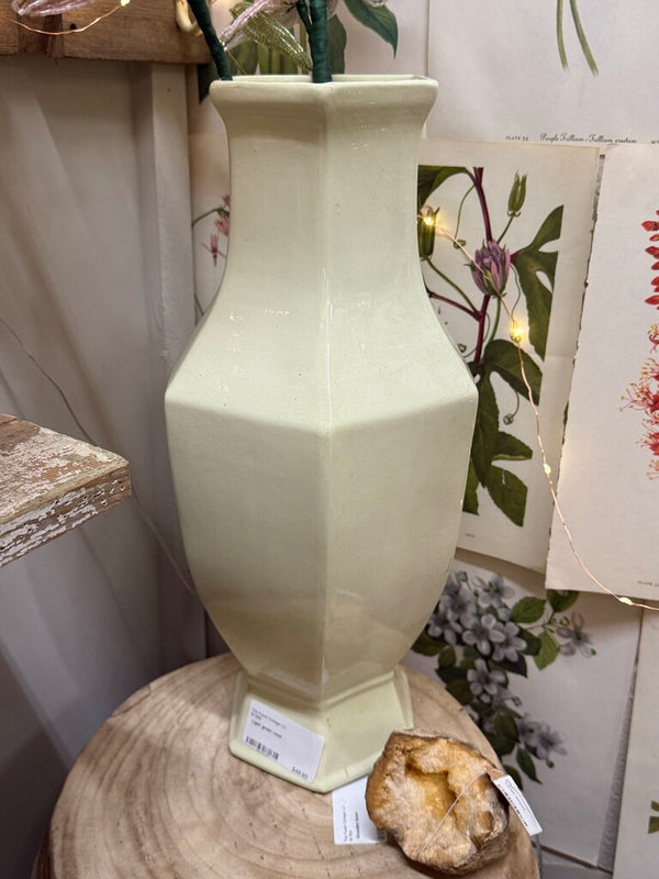 Light green vase