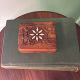 Petite Wood Carved Box