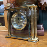 Brass Howard Miller Table Top Clock