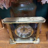 Brass Howard Miller Table Top Clock